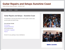 Tablet Screenshot of guitarsetups.guitarstudio.com.au