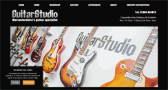 Desktop Screenshot of guitarstudio.co.uk