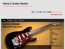 Tablet Screenshot of guitarstudio.com.au